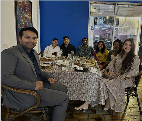 Gourmet dish presentation